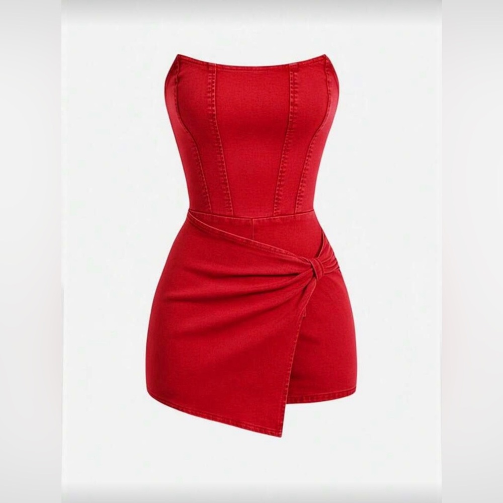 Red Knot-Detail romper